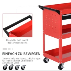 Werkstatt-Zubehör schwarz B/H/L: ca. 35x82x76 cm