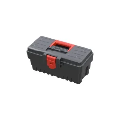 Werkzeugbox schwarz B/H/L: ca. 20,2x17,3x37,4 cm