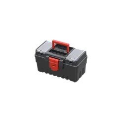 Werkzeugbox schwarz B/H/L: ca. 17,1x14,8x29,2 cm