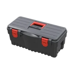 Werkzeugbox schwarz B/H/L: ca. 27,6x22,9x54 cm