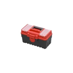 Werkzeugbox schwarz B/H/L: ca. 17,1x14,8x29,2 cm