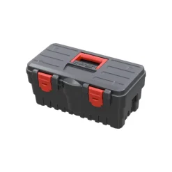 Werkzeugbox schwarz H/T/L: ca. 21,1x25,8x46,2 cm