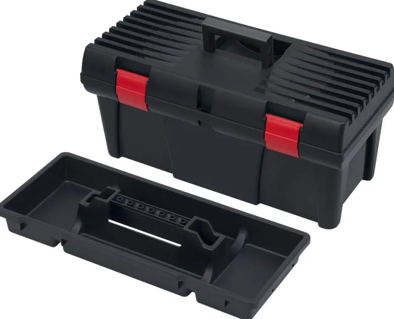 Werkzeugkoffer schwarz B/H/L: ca. 25,6x24,6x52,5 cm