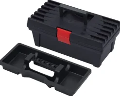 Werkzeugkoffer schwarz B/H/L: ca. 16x13x31 cm