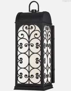Westinghouse LED-Außenwandleuchte Rozzano schwarz Metall B/H/L: ca. 14x41x18 cm
