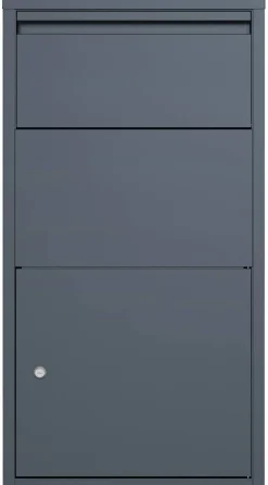 Westmann Briefkasten mit Paketbox Pollux anthrazit B/H/L: ca. 22x82x44 cm