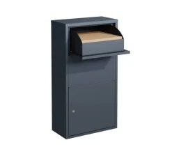 Westmann Briefkasten mit Paketbox Pollux anthrazit B/H/L: ca. 22x82x44 cm