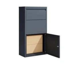 Westmann Briefkasten mit Paketbox Pollux anthrazit B/H/L: ca. 22x82x44 cm