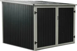 Westmann Fahrradgarage Gartenbox anthrazit anthrazit B/H/L: ca. 203x158x200 cm