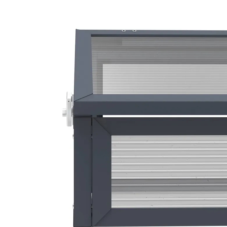Westmann Frühbeetaufsatz Tega grau B/H/L: ca. 100x36x50 cm