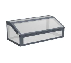 Westmann Frühbeetaufsatz Tega grau B/H/L: ca. 100x36x50 cm