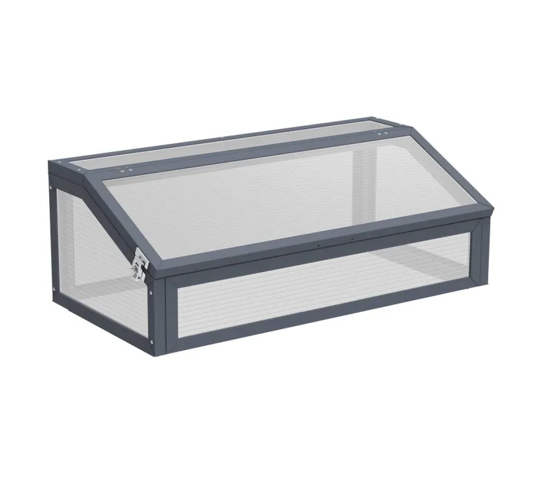 Westmann Frühbeetaufsatz Tega grau B/H/L: ca. 100x36x50 cm