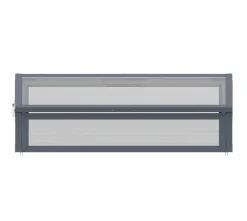 Westmann Frühbeetaufsatz Tega grau B/H/L: ca. 100x36x50 cm