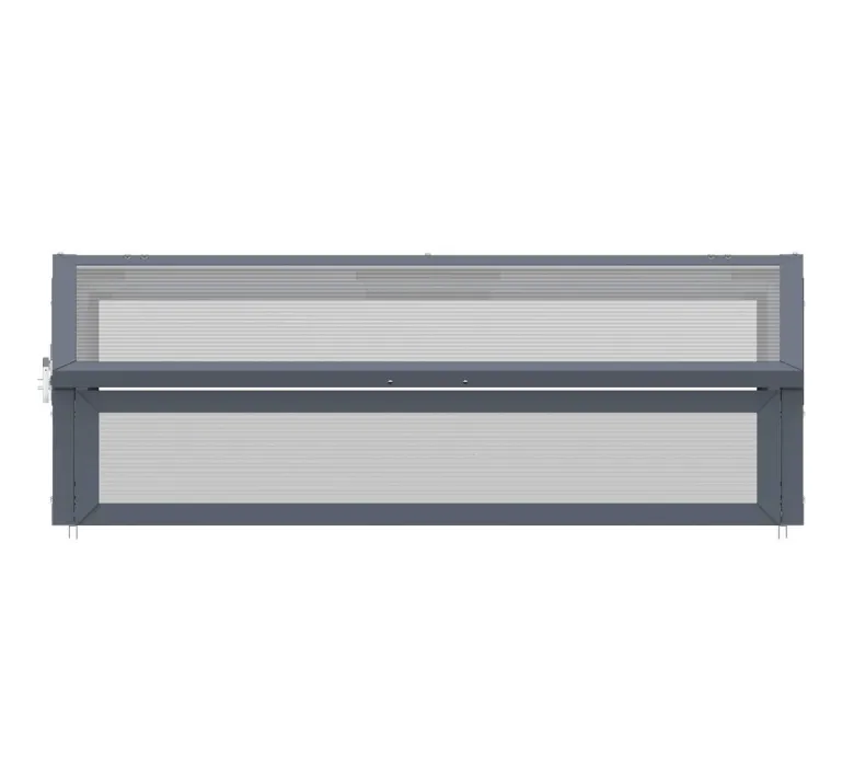 Westmann Frühbeetaufsatz Tega grau B/H/L: ca. 100x36x50 cm
