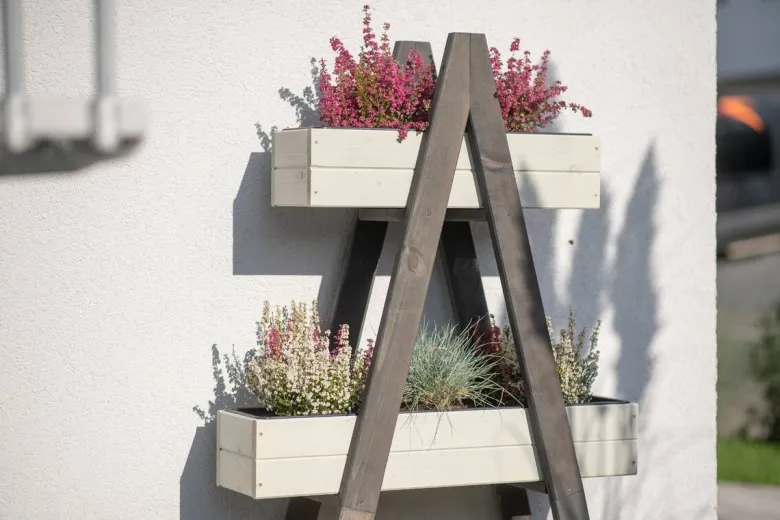 Westmann Hochbeet Ella grau Holz B/H/L: ca. 25x147x101 cm