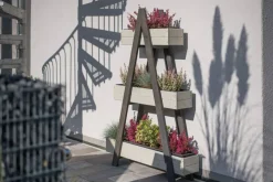 Westmann Hochbeet Ella grau Holz B/H/L: ca. 25x147x101 cm