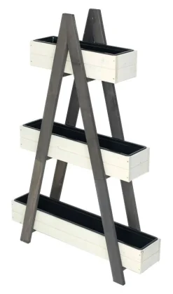 Westmann Hochbeet Ella grau Holz B/H/L: ca. 25x147x101 cm