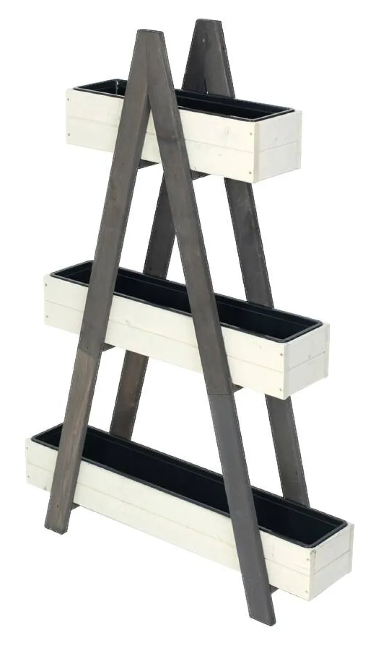 Westmann Hochbeet Ella grau Holz B/H/L: ca. 25x147x101 cm