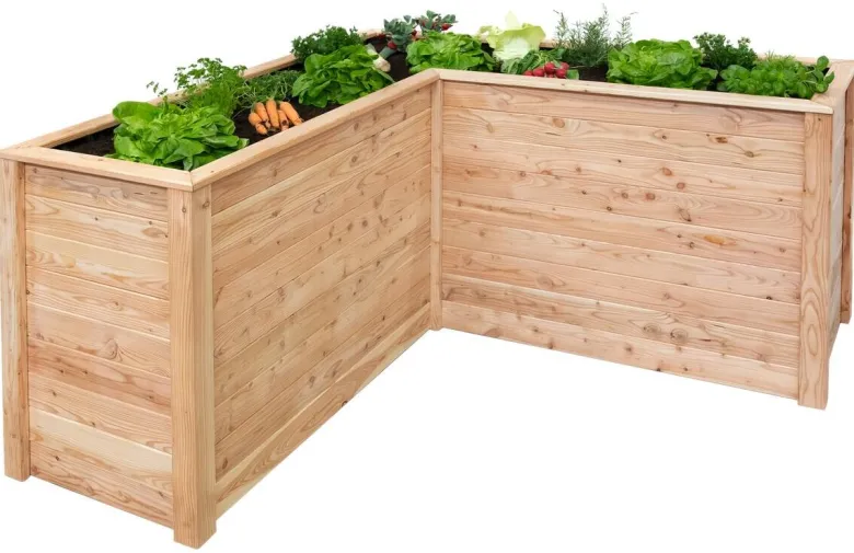 Westmann Hochbeet Klassik L natur Holz B/H/L: ca. 170x84x1705 cm