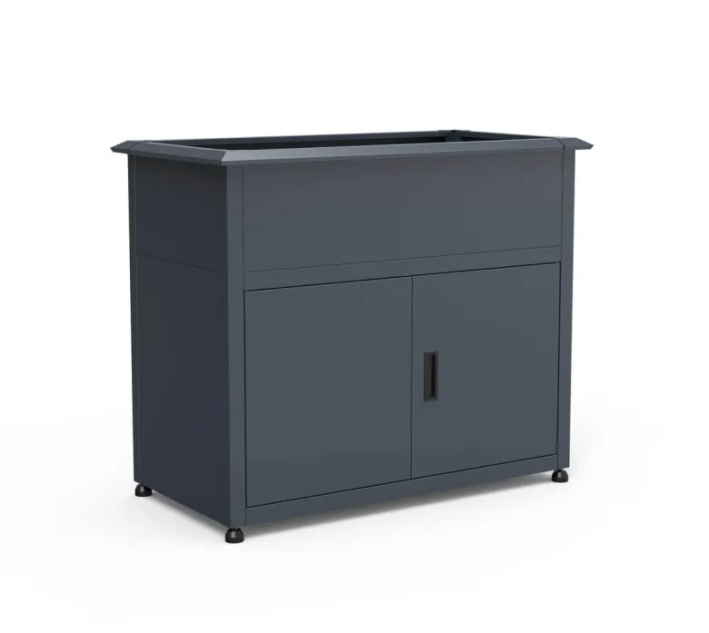 Westmann Hochbeet Plexa anthrazit Metall B/H/L: ca. 100x85x50 cm