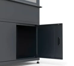 Westmann Hochbeet Plexa anthrazit Stahl B/H/L: ca. 100x120x50 cm