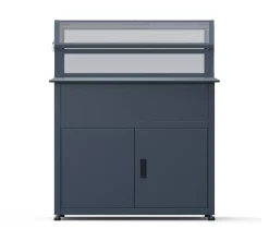 Westmann Hochbeet Plexa anthrazit Stahl B/H/L: ca. 100x120x50 cm