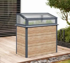 Westmann Hochbeet Primus Holzoptik Stahl B/H/L: ca. 100x113x50 cm