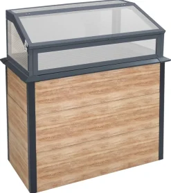 Westmann Hochbeet Primus Holzoptik Stahl B/H/L: ca. 100x113x50 cm