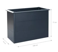 Westmann Hochbeet Primus M anthrazit Metall B/H/T: ca. 100x77x50 cm