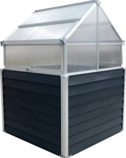 Westmann Hochbeet Store & Grow anthrazit Metall B/H/L: ca. 120x169x120 cm