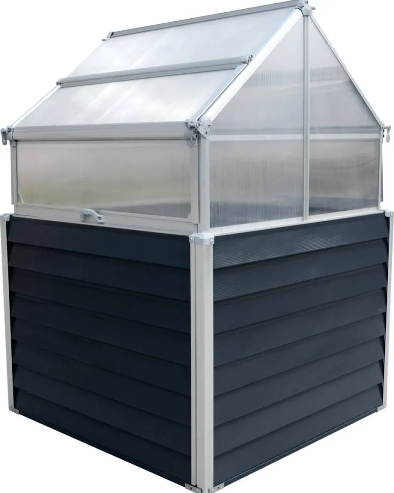 Westmann Hochbeet Store & Grow anthrazit Metall B/H/L: ca. 120x169x120 cm