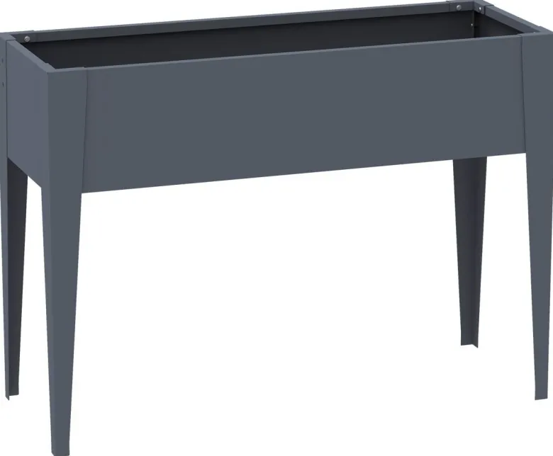 Westmann Hochbeet Vedura anthrazit Stahl B/H/L: ca. 100x80x30 cm