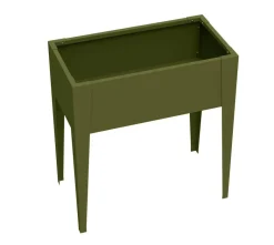 Westmann Hochbeet Vedura olive Stahl B/H/L: ca. 74x80x40 cm