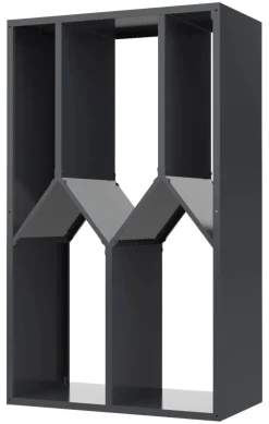 Westmann Kaminholzregal Castra anthrazit B/H/L: ca. 95x160x50 cm