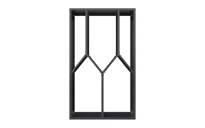Westmann Kaminholzregal Castra anthrazit B/H/L: ca. 95x160x50 cm