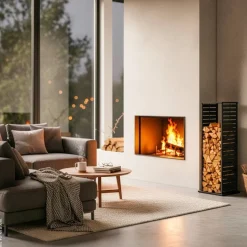 Westmann Kaminholzregal Luma anthrazit B/H/L: ca. 38x112x38 cm