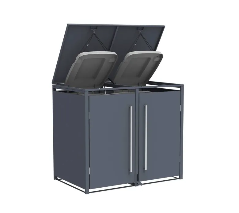Westmann Mülltonnenbox Pedura anthrazit B/H/L: ca. 132x116x80 cm