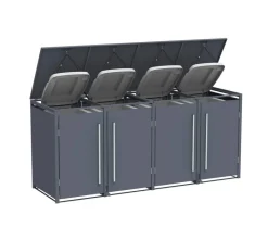 Westmann Mülltonnenbox Pedura anthrazit B/H/L: ca. 265x116x80 cm