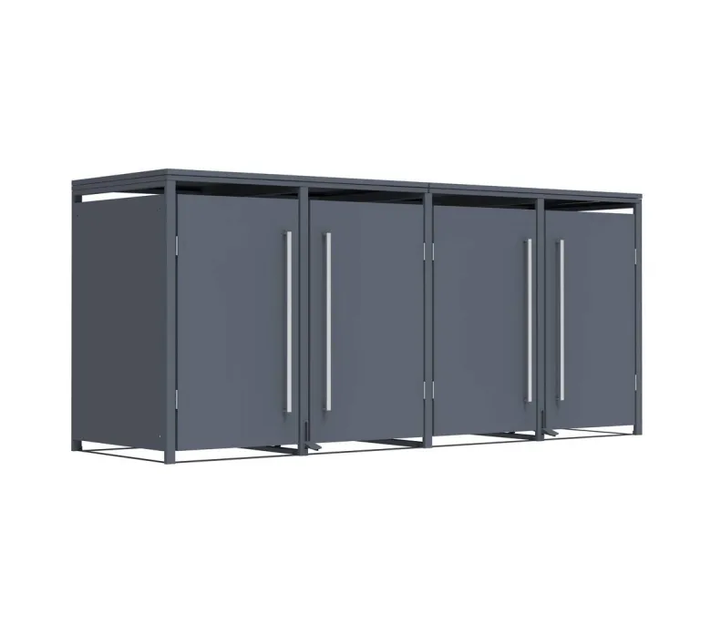Westmann Mülltonnenbox Pedura anthrazit B/H/L: ca. 265x116x80 cm