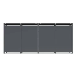 Westmann Mülltonnenbox Varius Holzoptik B/H/L: ca. 265x116x80 cm