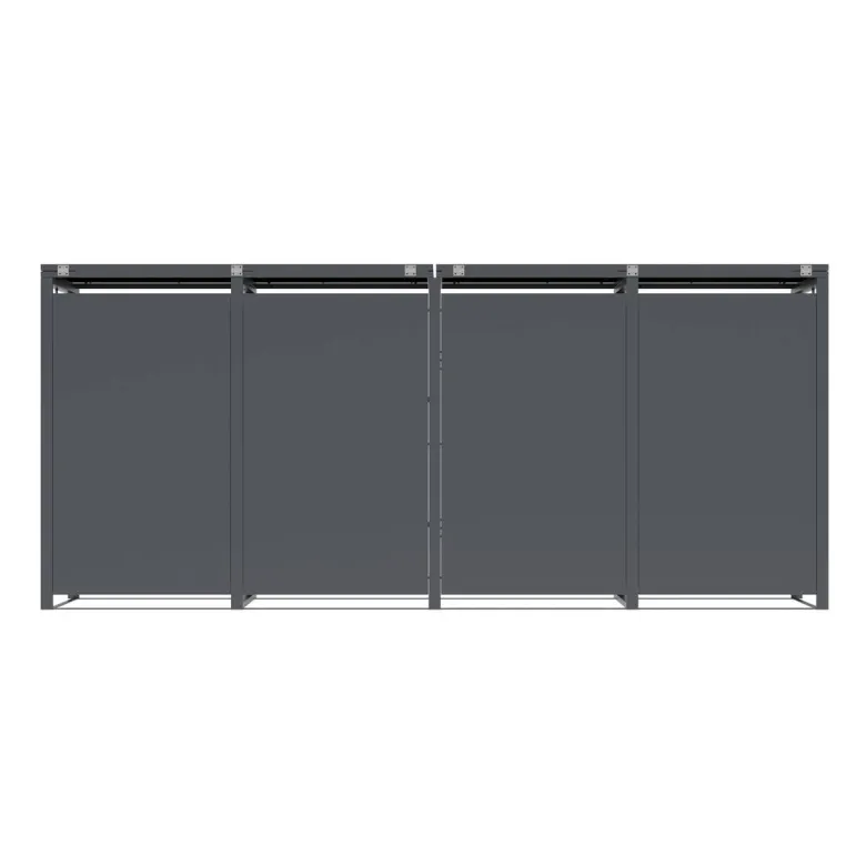 Westmann Mülltonnenbox Varius Holzoptik B/H/L: ca. 265x116x80 cm