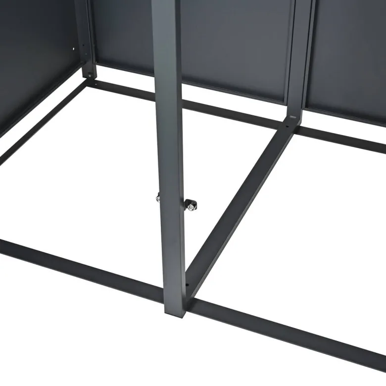 Westmann Mülltonnenbox Varius Holzoptik B/H/L: ca. 265x116x80 cm
