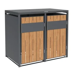 Westmann Mülltonnenbox Varius Holzoptik B/H/L: ca. 132x116x80 cm