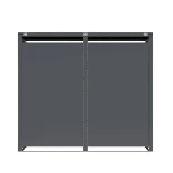 Westmann Mülltonnenbox Varius Holzoptik B/H/L: ca. 132x116x80 cm