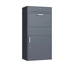 Westmann Paketbox Pavo anthrazit B/H/L: ca. 72x128x45 cm