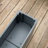 Westmann Pflanzkasten Talus anthrazit Metall B/H/L: ca. 100x27x25 cm