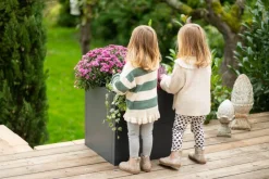 Westmann Pflanzkasten Talus anthrazit Metall B/H/L: ca. 50x50x50 cm