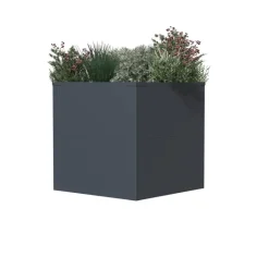 Westmann Pflanzkasten Talus anthrazit Metall B/H/L: ca. 50x50x50 cm