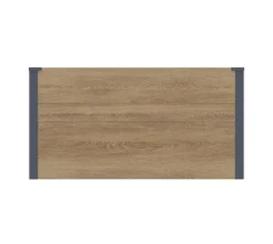 Westmann Pflanzkasten Talus Holzoptik Metall B/H/L: ca. 100x52x25 cm
