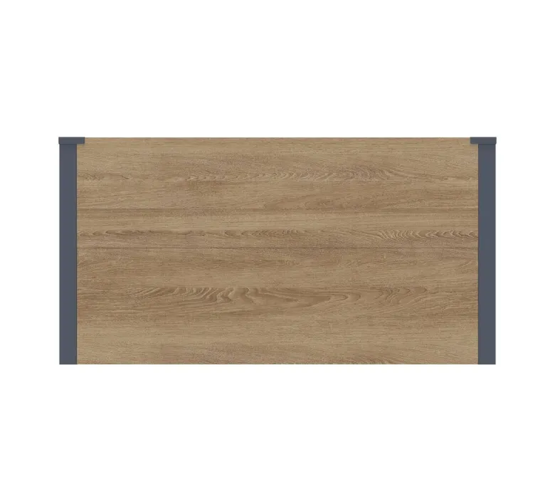 Westmann Pflanzkasten Talus Holzoptik Metall B/H/L: ca. 100x52x25 cm
